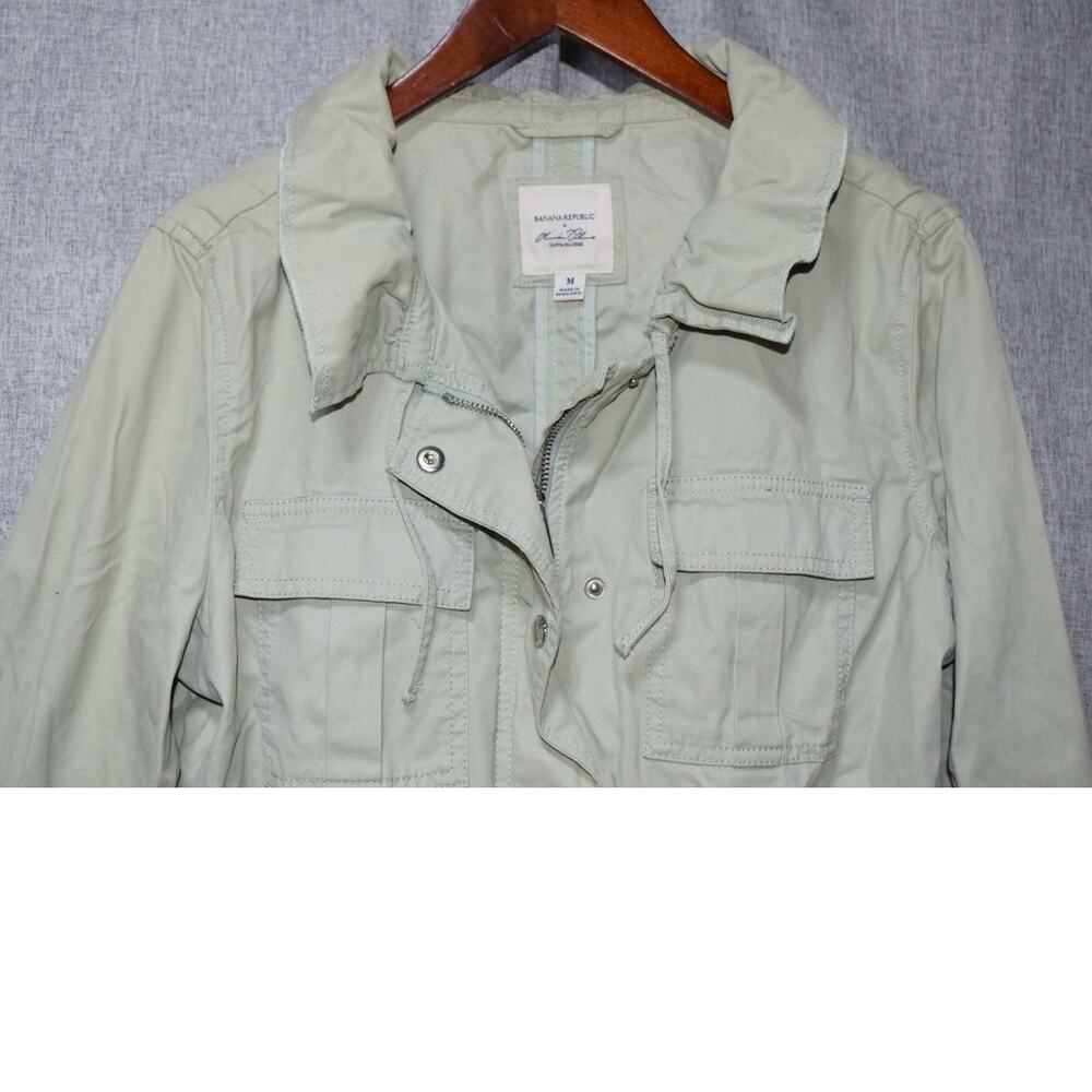 Banana Republic Utility Cargo Jacket – Sage Green – Medium - Picture 2 of 2
